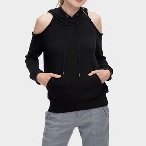 Splendid cold shoulder hoodie